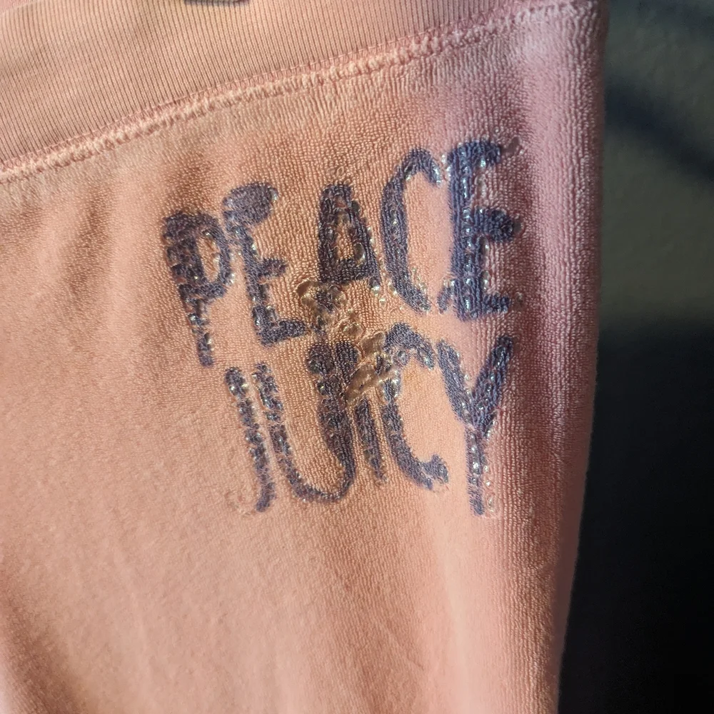 Y2K juicy couture pants in peach pink - Picture 6 of 7